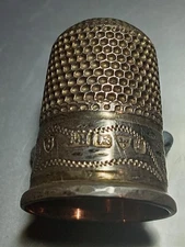 925 Sterling Silver Hallmarked Chester Silver Thimble