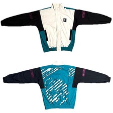 Vintage 90's Nike Challenge Court Andre Agassi Suit Jacket Size M Tennis Rare