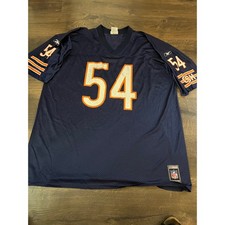 Reebok Chicago Bears Brian Urlacher 54 NFL Jersey Mens 2XL Navy Blue R701A