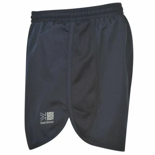 KARRIMOR LOGO NAVY BLUE RUNNING GYM TRAINING SPORTS SHORTS-BNWT-VARIOUS SIZES