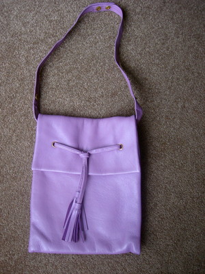 AUTH JANE SHILTON 100% LEATHER MESSENGER / SHOULDER BAG PURSE MADE IN ENGLAND