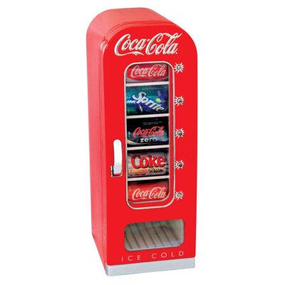 Coca-Cola 冷蔵庫 Koolatron Coca-Cola Design Push Button Vending Machine Mini Fridge