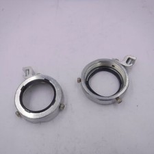 2 Pack Bridgeport 387-DC 2-1/2" Rigid Ground Bushing Insulated 14-1/0 Alum Zinc