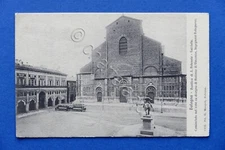 Postcard Bologna - Basilica of S. Petronio and Tram - 1920 ca.
