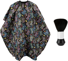 Hair Cutting Barber Cape Professional Haircut Salon Cape for Men Women (Grey Gam