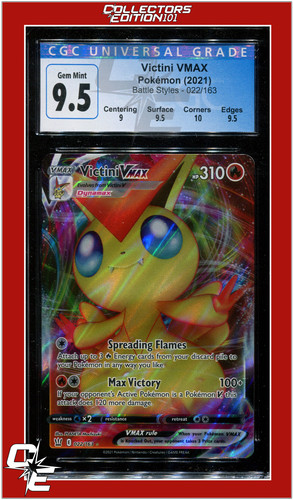 Victini VMAX graded CGC 9.5 for sale on eBay