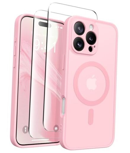 Magnetic Compatible with iPhone 16 For iPhone 16 Pro Max 6.9inch A1-Peach Pink