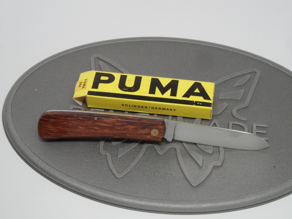 Vintage Puma 16-644 Work Knife Jacaranda Pocket Utility Solingen