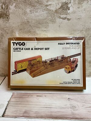 Tyco Viehwagen und Depot Set # 935, Oldtimer 1976, super selten, Spur HO
