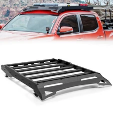 Roof Rack Cargo Basket Luggage Storage Holder For 05-2023 Toyota Tacoma Crew Cab
