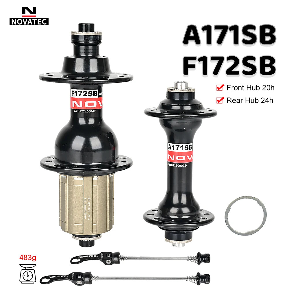 Novatec A171SB/F172SB Road Bike Hubs Front 2 Rear 4 Sealed
