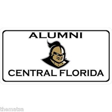 CENTRAL FLORIDA ALUMNI COLLEGE PHOTO LICENSE PLATE MADE IN USA