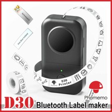 Phomemo D30 Label Maker Thermal Bluetooth Wireless Mini Portable Label Printer