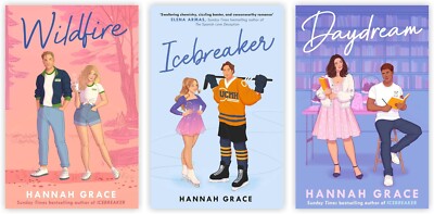 The Maple Hill Series Icebreak Worldfire Daydream 3 book set by Hanna Grace PB