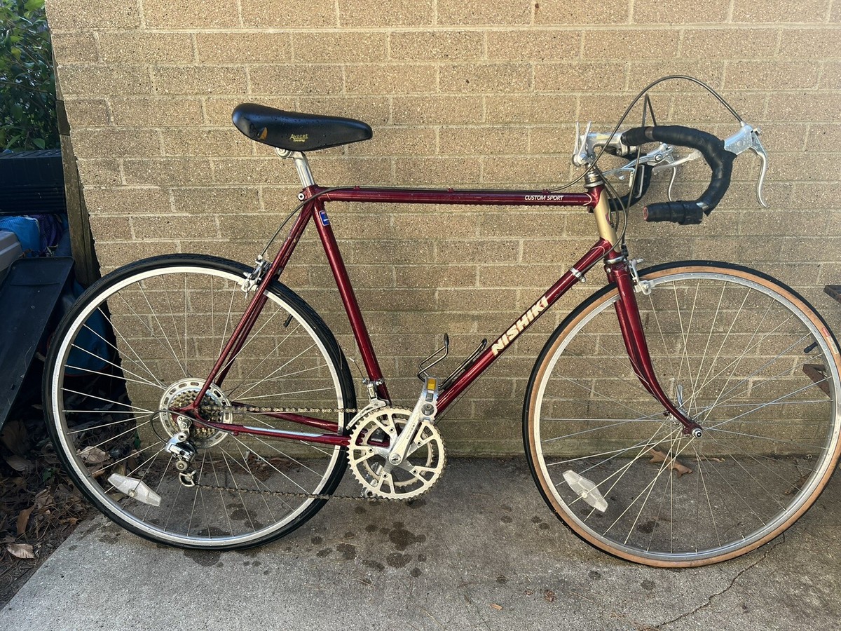 Vintage Nishiki Bicycle, 1984 Road Bike 12 Speed Large Vintage Nishiki Bicycle, 1984 Road Bike 12 Speed Large