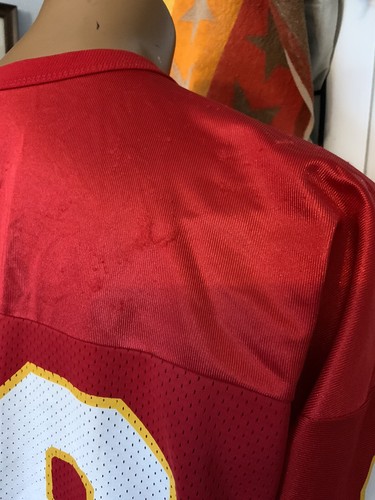 Vintage 90s Champion Kansas City Chiefs Joe Montana #19 NFL Football Jersey 48 - Picture 13 of 19