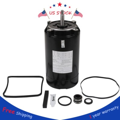 Pool Pump Motor and Seal Replacement Kit For Hayward Max Flow,Super Pump UST1102