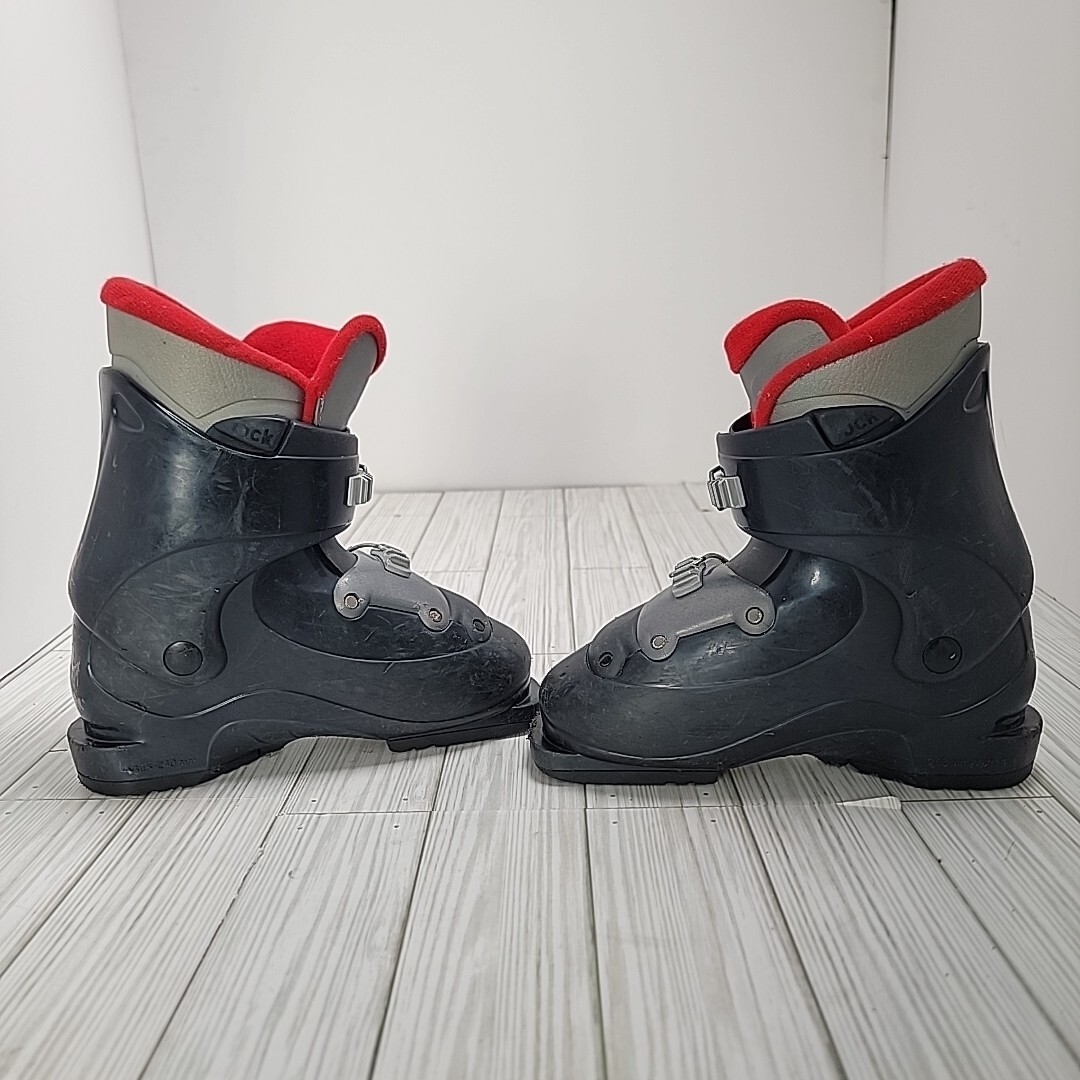 Scarponi da sci bambino Salomon T2 Performa misura 1 Mondo 18 19 5 240 mm blu navy rosso