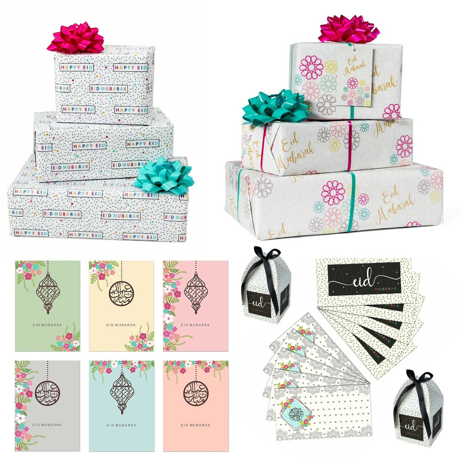 Eid Mubarak Gift Wrap - Money Envelopes Wallet - Greeting Cards Decorations  Kids | Ebay