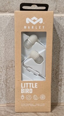 House Of Marley Earbuds Little Bird EM-JE061-WT **New in Box White
