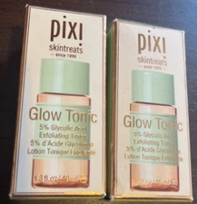 Lot of 2 PIXI by PETRA Skintreats Glow Tonic 1.3 fl.oz. - Free Shipping