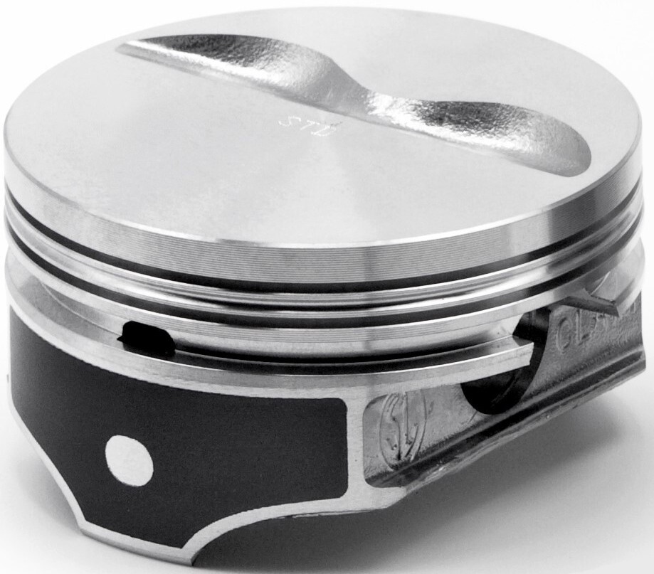 KB Hypereutectic Flat Top 2vr Coated Pistons Set/8 Chevy 383 use w/6.0