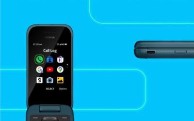 4G LTE Nokia 2780 Flip Big Keyboad WIFI Phone 2.7