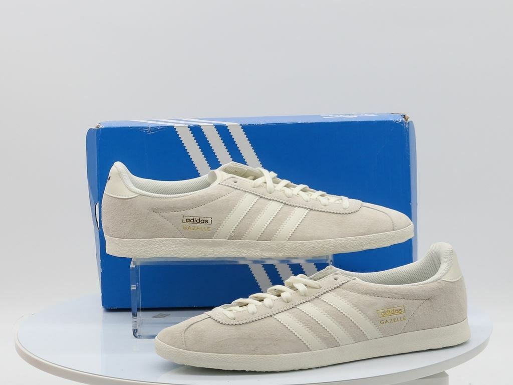 WHITE VINTAGE GAZELLE TRAINERS RRP 