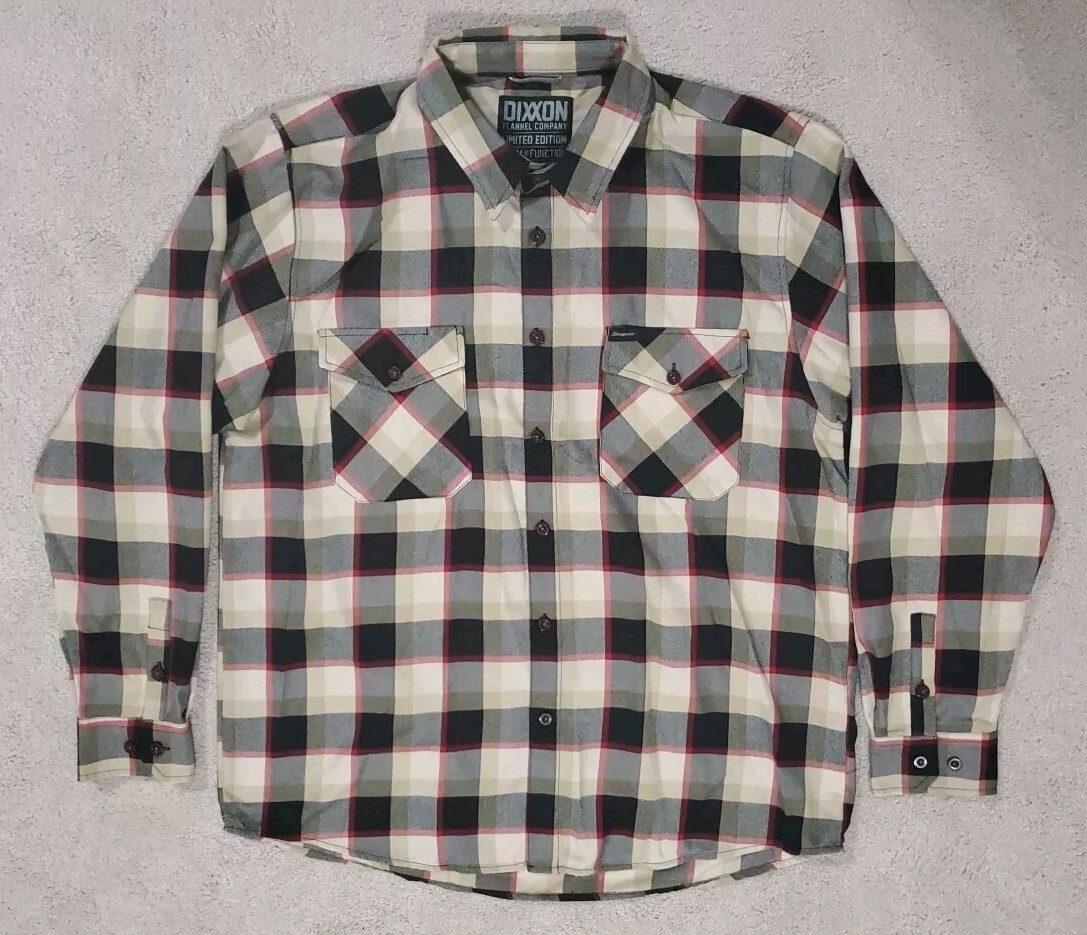 Dixxon Flannel Shirt for Men 2XL Snap On Tools Limited Edition Durable Style-image