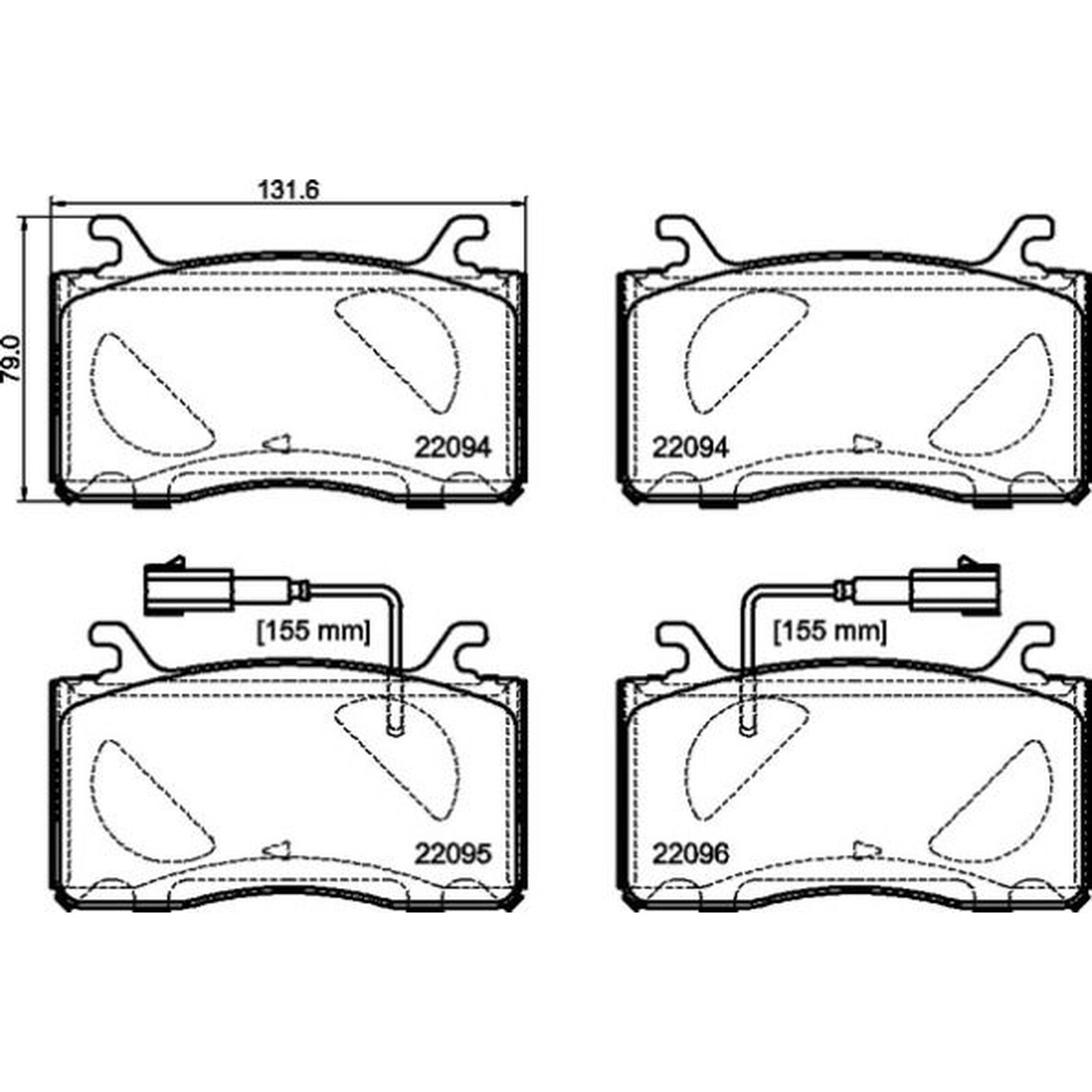 Brembo Prime Brake Pad Set P23187 Fits Alfa Romeo Front Axle - Free Shipping