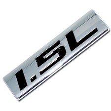 Chromeblack Metal 1.5l Engine Race Motor Swap Emblem Badge For Trunk Hood Door
