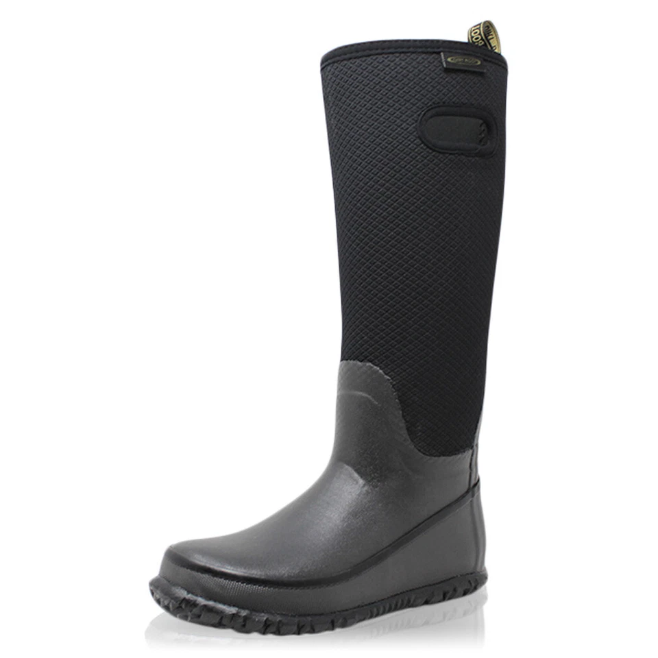 Dirt Boot Rip-Stop Neoprene Wellington Ladies HighCut Muck Boots Walking Wellies - Image 4 of 4