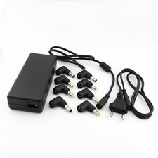 Universal Laptop Charger DC Power Adapter 90W 15V-20V With Multi Tips and Cable
