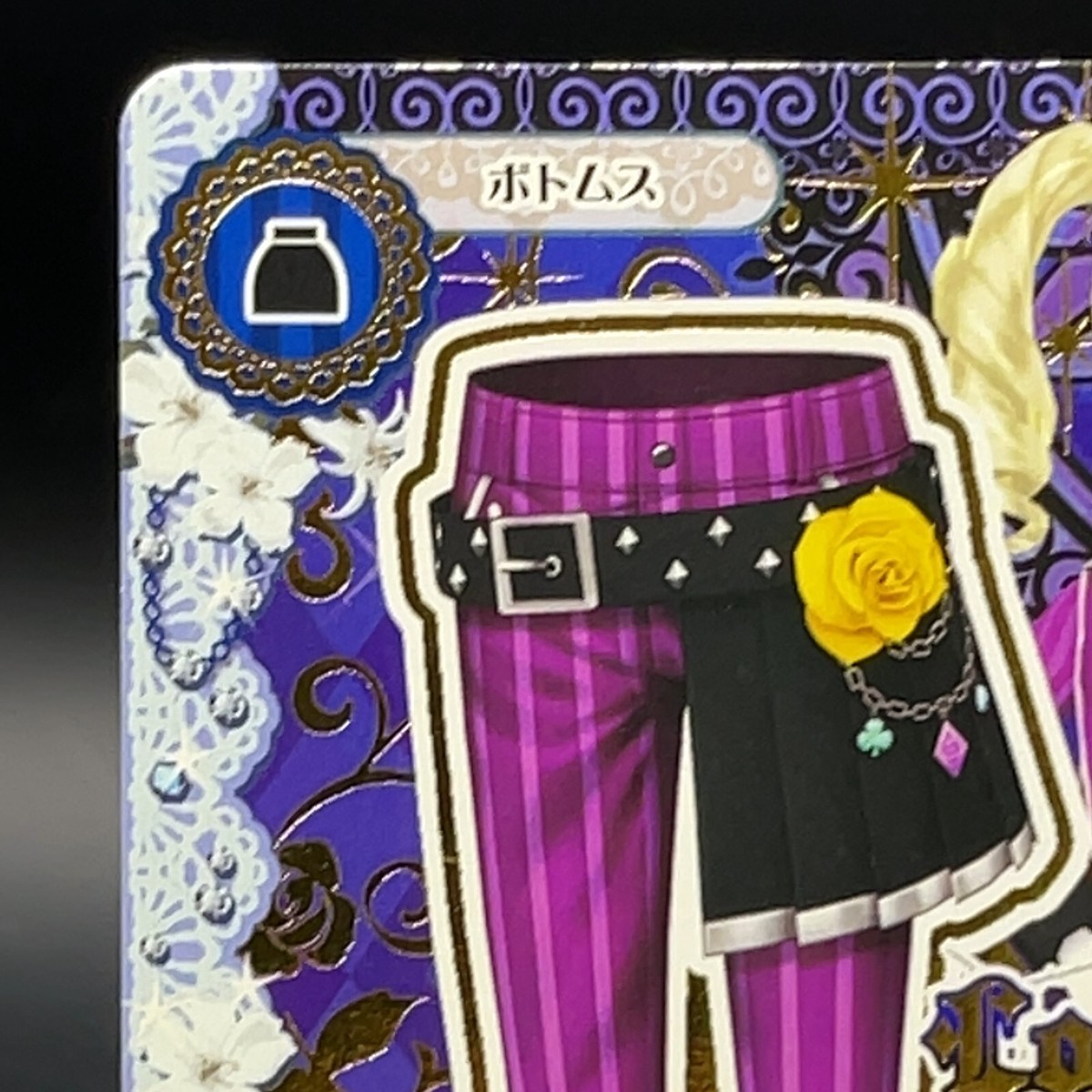 Loli Gothic 04-19-N Dress Aikatsu Princess TCG Card Nintendo VTG