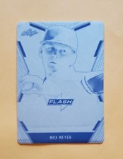 2020 Leaf Flash Black Printing Plate 1/1 Max Meyer #PA-MM1 Portrait