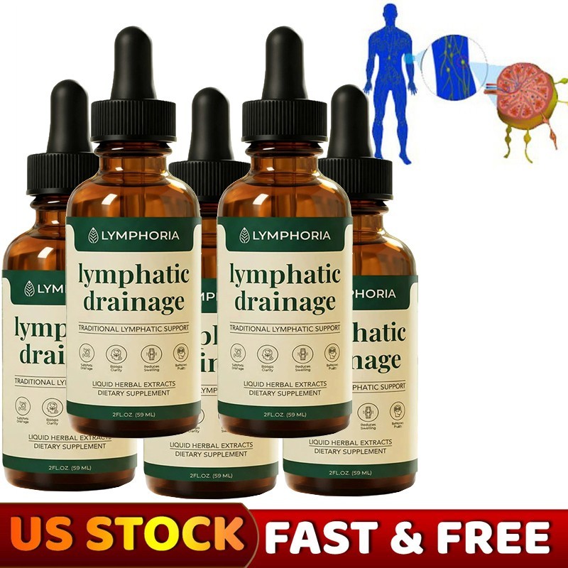 5X Lymphoria - Lymphatic Drainage 59ml - Detox, Bloat Relief & Immune Support..