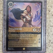 Foil Pocahontas Peacekeeper 22/204 Lorcana Winterspell legendary