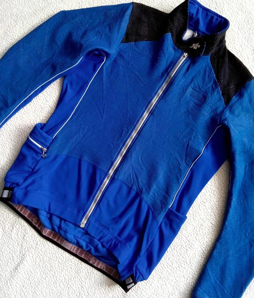 ASSOS airJack airBlock 851 Blue Windstopper Thermal Winter Cycling Jacket — XL - Image 4 of 4