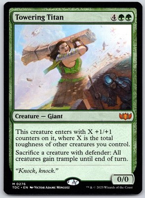 Towering Titan (276) - TDC: Commander: Tarkir: Dragonstorm NM