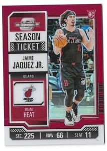 2023-24 Panini Contenders Optic JAIME JAQUEZ JR Red Rookie RC