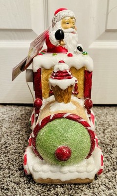 ミュージカルサンタトレイン　光る　動く　クリスマスオブジェ　クリスマスメロディー ミュージカルサンタトレイン 光る 動く クリスマスオブジェ クリスマス