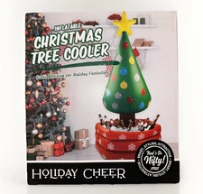 Holiday Cheer Inflatable Christmas Tree Cooler Holds 24 Cans/Bottles