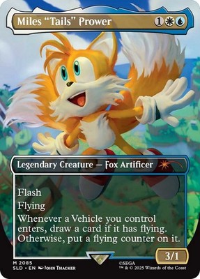 MTG Miles ''Tails'' Prower (2085/2672) Secret Lair Drop Series LP