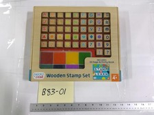 Chuckle Roar Wooden Stamp Set 47pc 50 Page Activity Book 4 Kids Toy New
