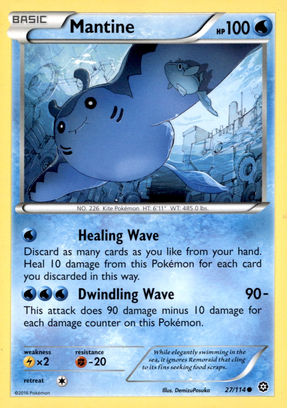 XY - Steam Siege #27/114 Mantine