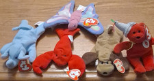 Ty Teenie Beanies Plush Toys Lot of 5 with Tags for Ages 3-7 Years, 3-4, 4-7