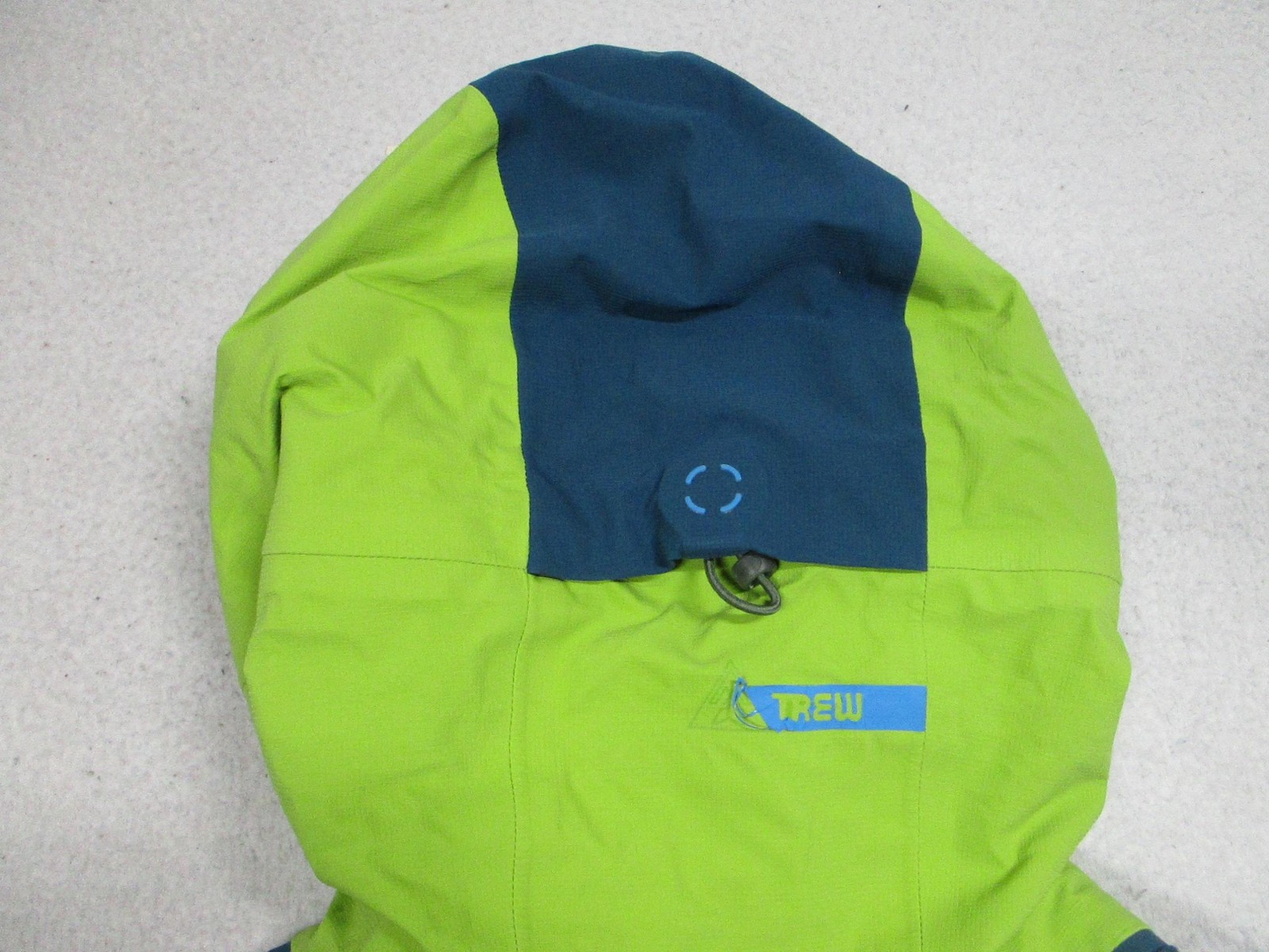 Trew Gear Jacket Womens Small Green Blue Touring Line Waterproof Hooded Ski