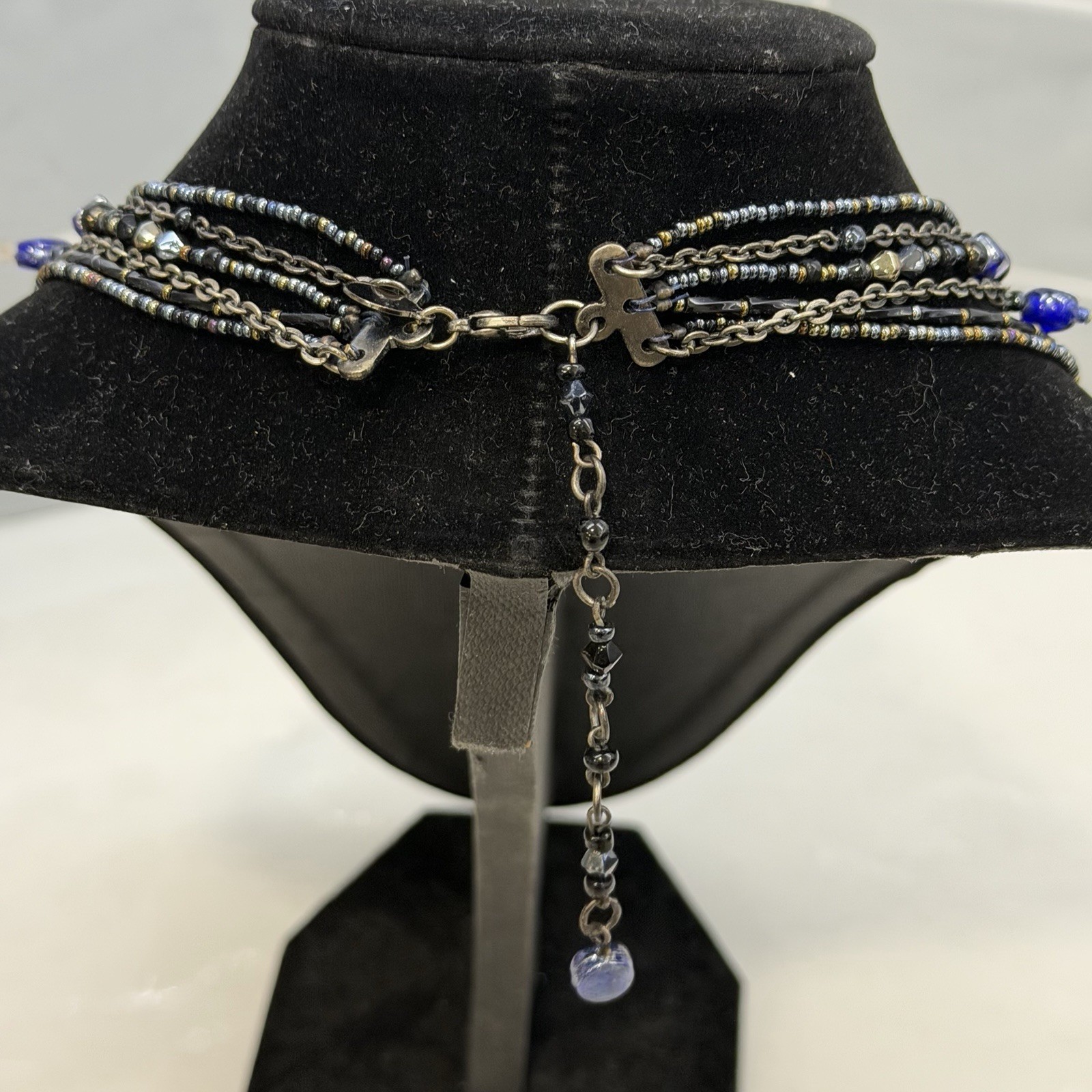 Chico’s Layered Statement Necklace Multi-Strand B… - image 3