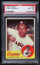 1963 Topps Albie Pearson #182 PSA 8 2jq