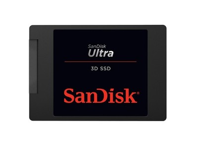 SANDISK Ultra 3D Festplatte, 2 TB SSD SATA 6 Gbps, 2,5 Zoll, intern